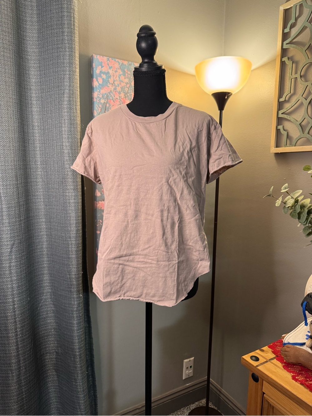 Frank & Eileen T‑Shirt in Dusty Beige/Pink